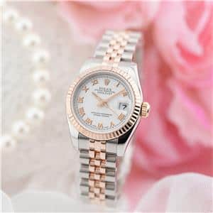 中古)ROLEX ロレックス デイトジャスト 179171 ホワイト ローマ（商品