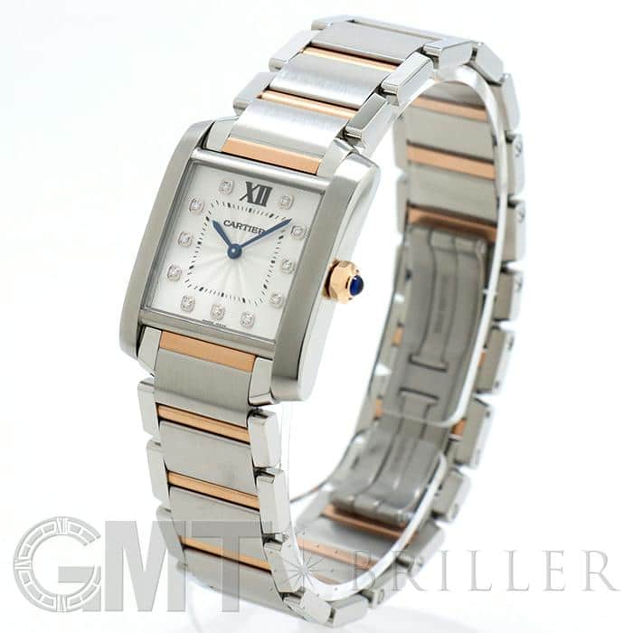 新品)CARTIER カルティエ タンク フランセーズ MM 11Pダイヤ WE110005