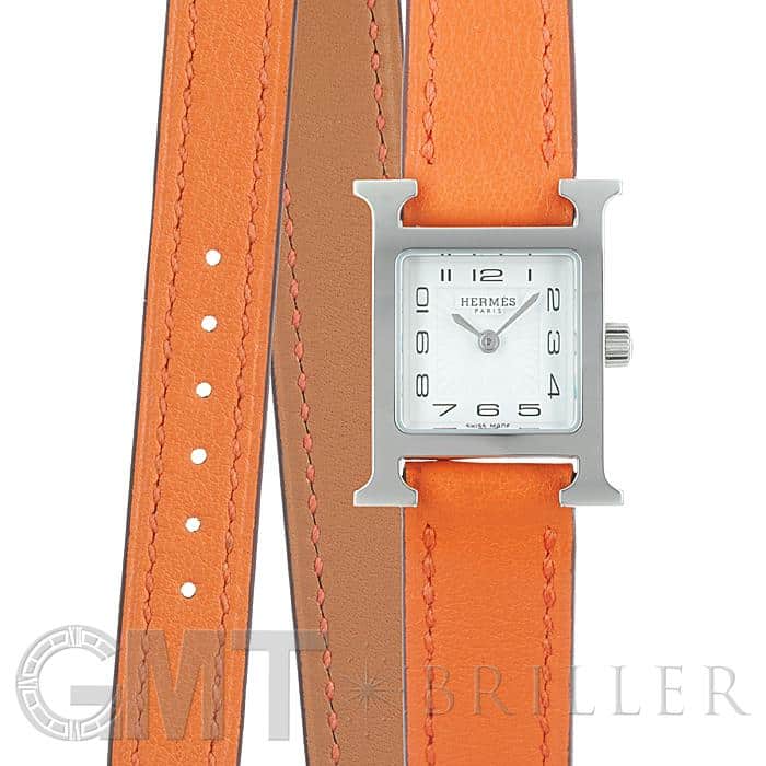 新品)HERMES エルメス Hウォッチ ミニ ドゥブルドゥール HH1.110.131