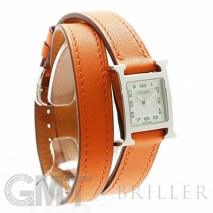 新品)HERMES エルメス Hウォッチ ミニ ドゥブルドゥール HH1.110.131