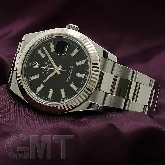 中古)ROLEX ロレックス デイトジャスト 116334 ブラック（商品ID