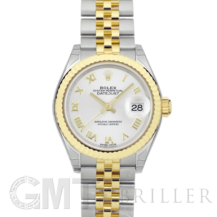 新品)ROLEX ロレックス デイトジャスト 28 279173 シルバーローマン