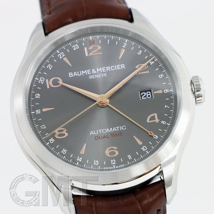 新品)BAUME & MERCIER ボーム&メルシエ クリフトン デュアルタイム