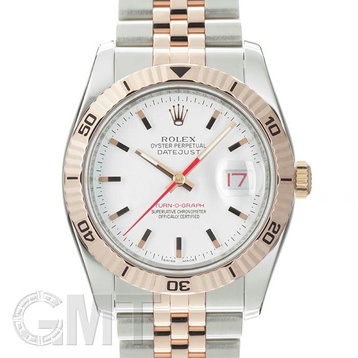 中古)ROLEX ロレックス ターノグラフ 116261 ホワイト ジュビリー