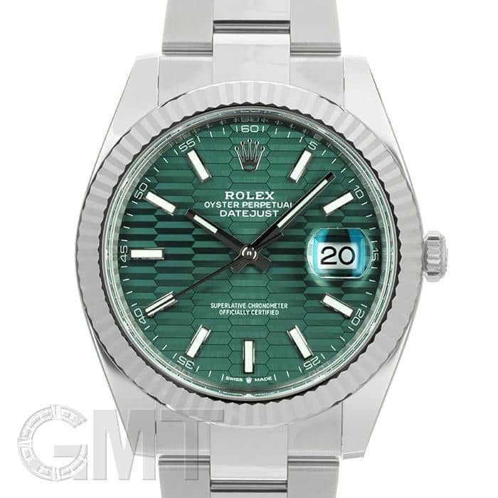 未使用)ROLEX ロレックス デイトジャスト 41 126334 ミントグリーン