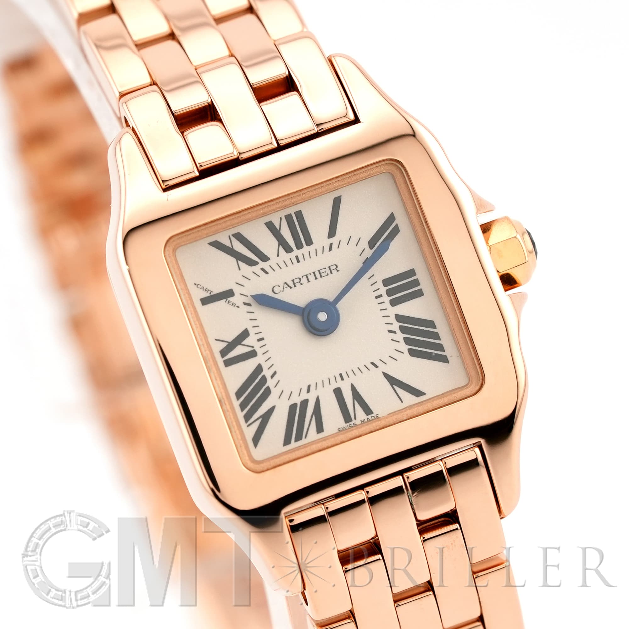 カルティエ サントスドゥモワゼル 駒 コマ カルティエ時計 レディース サントス 中古)CARTIER カルティエ サントス ドゥモワゼル ミニ W25077X9 ピンク