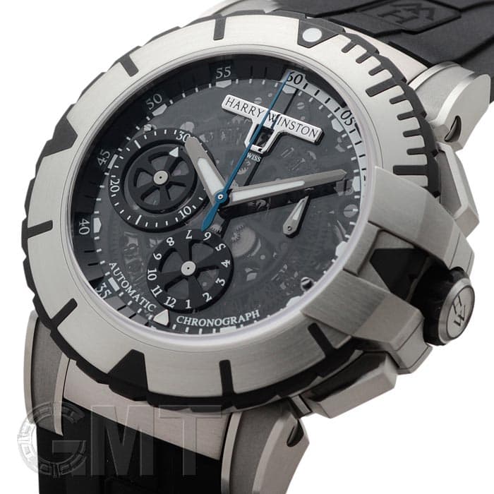 新品)HARRY WINSTON ハリー・ウィンストン オーシャン スポーツ クロノ