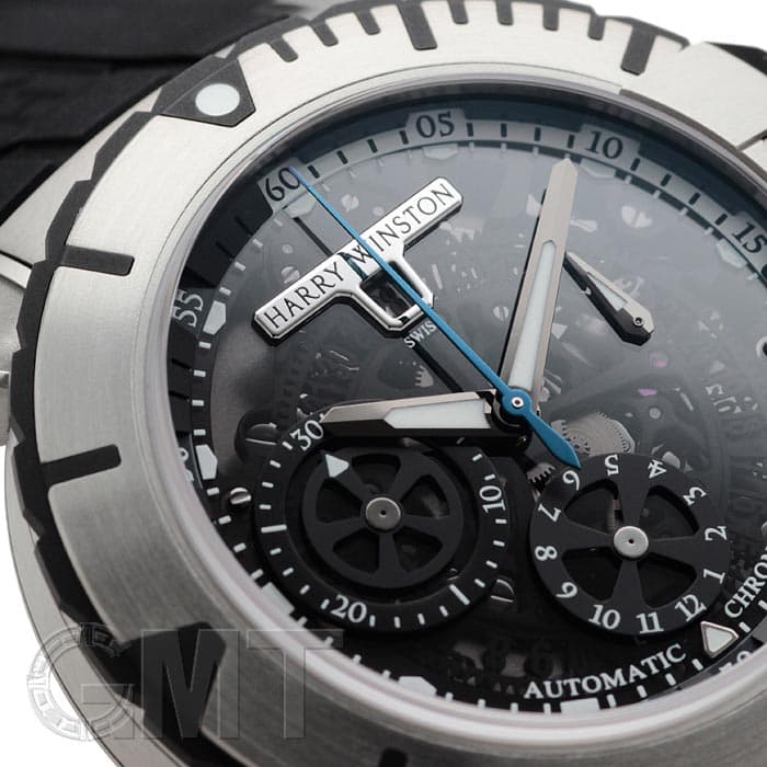 新品)HARRY WINSTON ハリー・ウィンストン オーシャン スポーツ クロノ