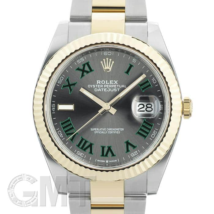 新品)ROLEX ロレックス デイトジャスト 41 126333 グレー グリーン