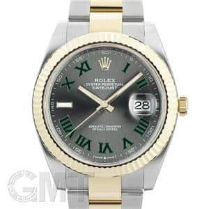 ROLEX ロレックス デイトジャスト 41 126333 グレー グリーンローマ オイスターブレス メイン