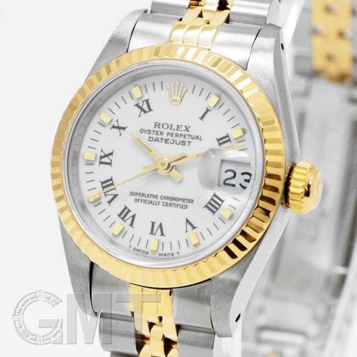 中古)ROLEX ロレックス デイトジャスト 69173 ホワイトプリントローマ