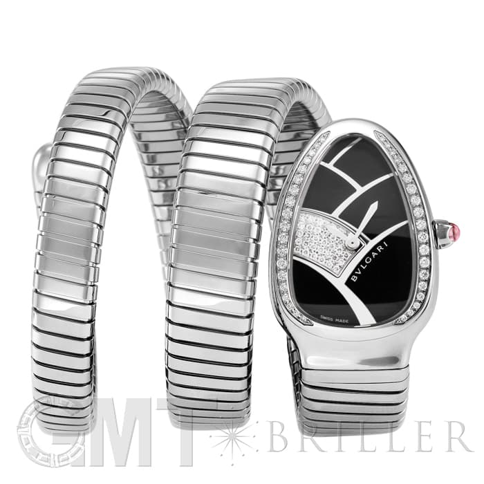 新品)BVLGARI ブルガリ セルペンティ ブラック ベゼルダイヤ