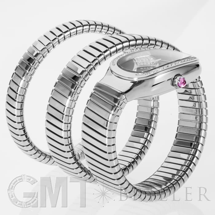 新品)BVLGARI ブルガリ セルペンティ ブラック ベゼルダイヤ