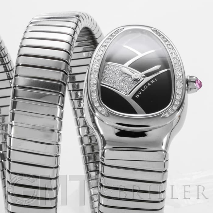 新品)BVLGARI ブルガリ セルペンティ ブラック ベゼルダイヤ