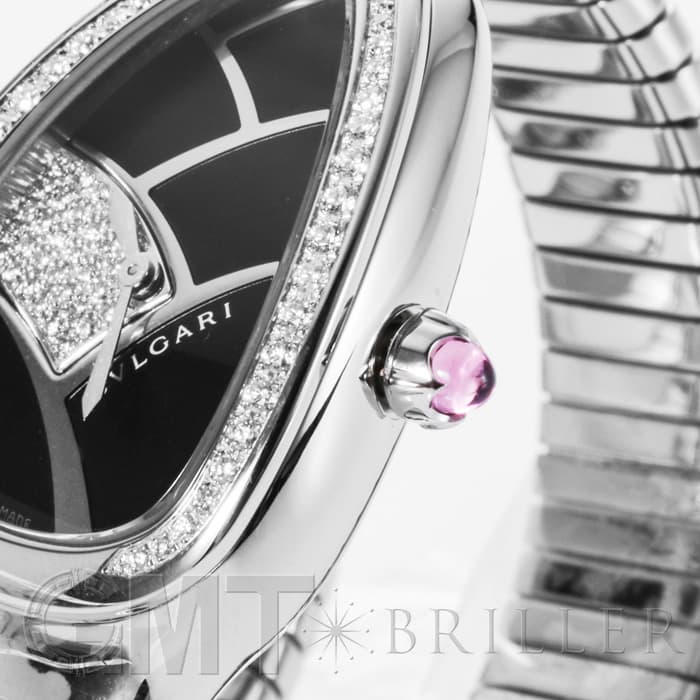 新品)BVLGARI ブルガリ セルペンティ ブラック ベゼルダイヤ