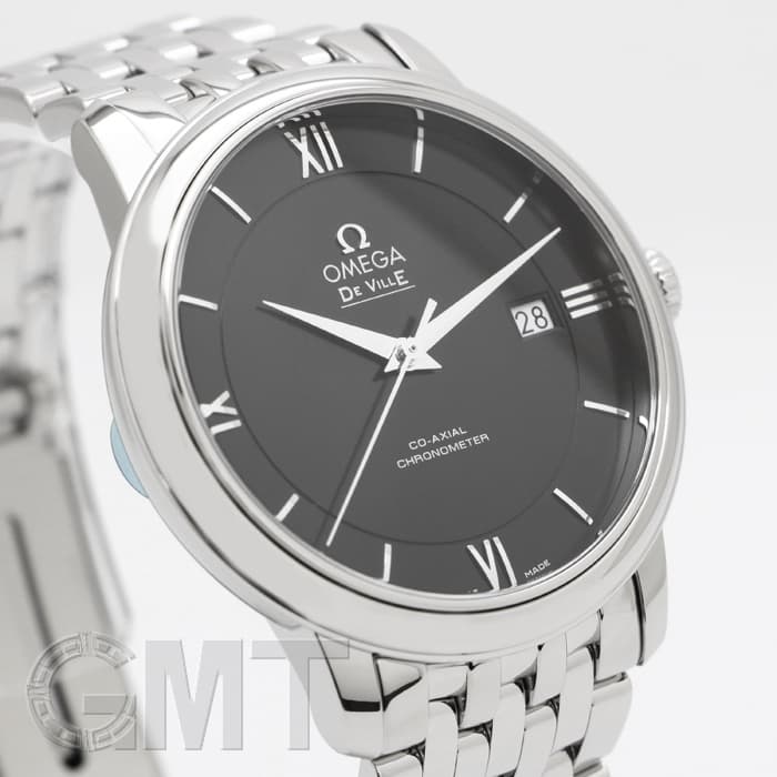 新品)OMEGA オメガ デ・ヴィル プレステージ 39.5mm ブラック