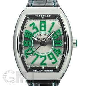 FRANCK MULLER フランク・ミュラー ヴァンガード V45CH VR シルバー×グリーン クロコラバー メイン