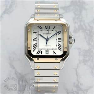 カルティエ　サントス　LM 中古)CARTIER カルティエ サントス ガルベ LM アジア限定 W20067D6