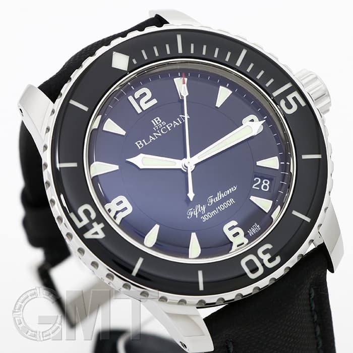 Blancpain ブランパン 5015-1130-52A フィフティ ファゾムス 腕時計 SS セイルキャンバス レディース [中古] BLANCPAIN FIFTY FATHOMS AUTOMATIQUE ブランパン フィフティ