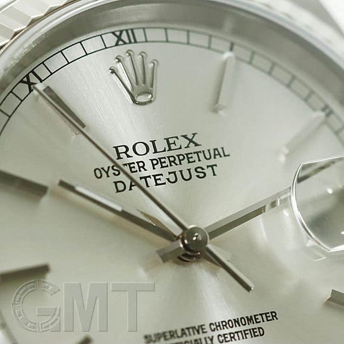 本日限定セール　希少　新品 ロレックスデイトジャスト 掛け時計　シルバー ROLEX（ロレックス） 【新品同様】 デイトジャスト 116234 SS K18WG
