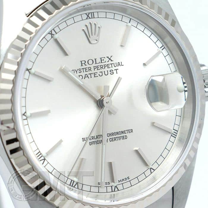 中古)ROLEX ロレックス デイトジャスト 36mm 16234 シルバー（商品ID