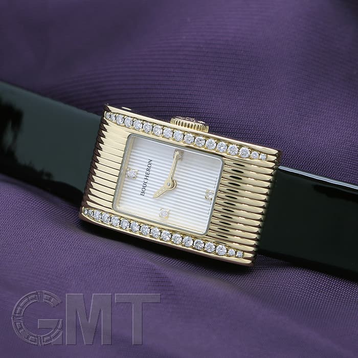新品)BOUCHERON ブシュロン リフレ シルバー 4Pベゼルダイヤ WA009527
