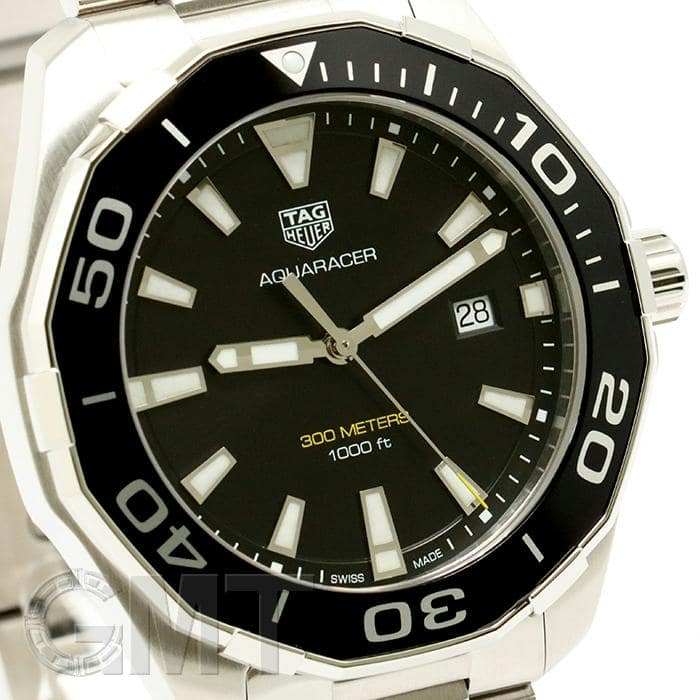 新品)TAG HEUER タグ・ホイヤー アクアレーサー 300m ブラック WAY101A