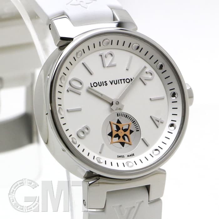LOUIS VUITTON Q8J10 タンブール ムーンスター 腕時計 ルイ ヴィトン タンブール ムーンスター PM Q8J10 シルバー レディース