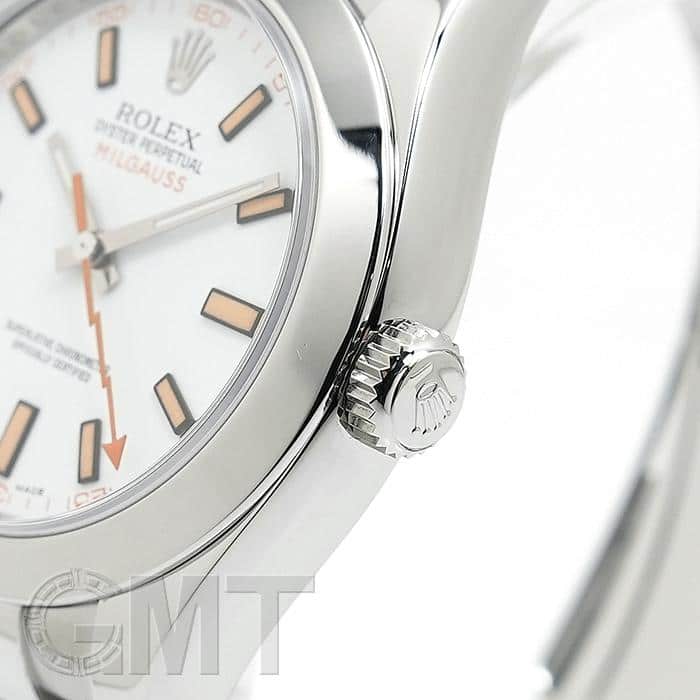 ロレックス ミルガウス 116400 ホワイト ROLEX 希少値札付 完品 ROLEX
