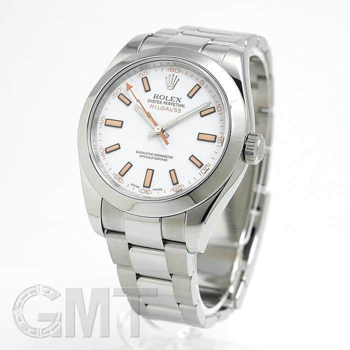 中古)ROLEX ロレックス ミルガウス 116400 ホワイト（商品ID 