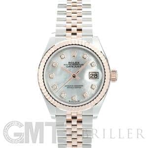 ROLEX ロレックス デイトジャスト 279171NG ホワイトシェル 10Pダイヤモンド ジュビリーブレスレット メイン