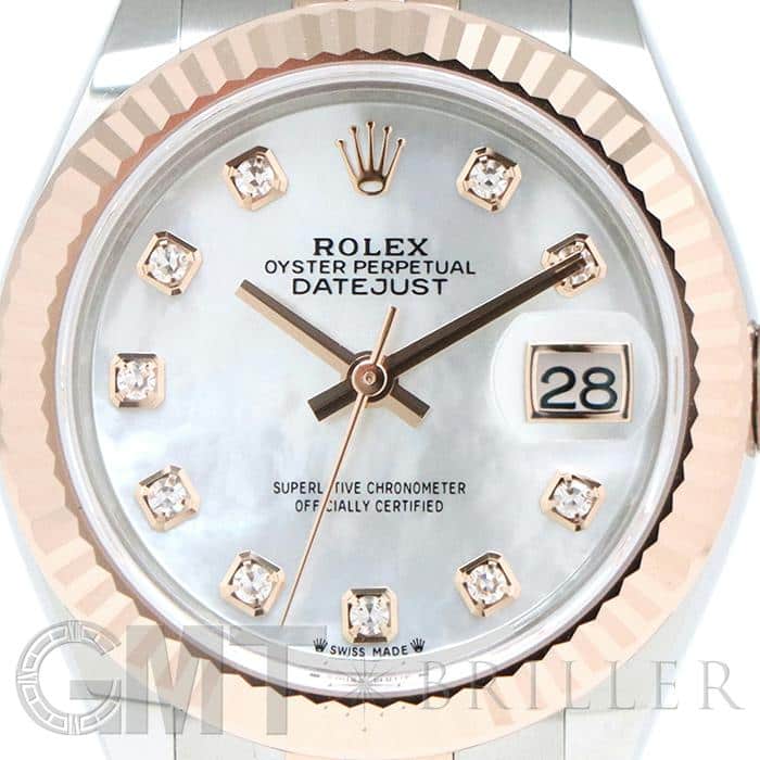 新品)ROLEX ロレックス デイトジャスト 279171NG ホワイトシェル 10P