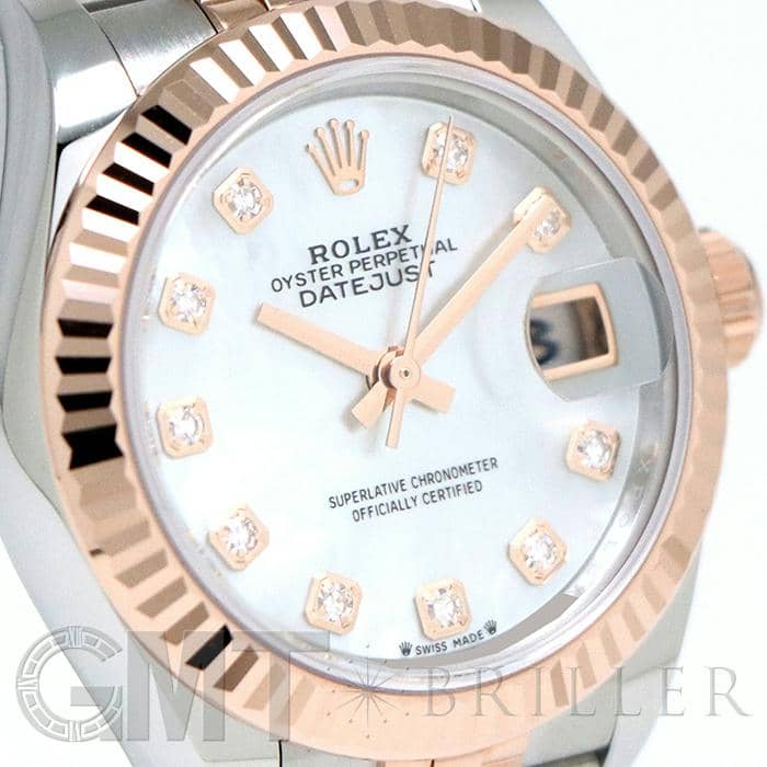 新品)ROLEX ロレックス デイトジャスト 279171NG ホワイトシェル 10P