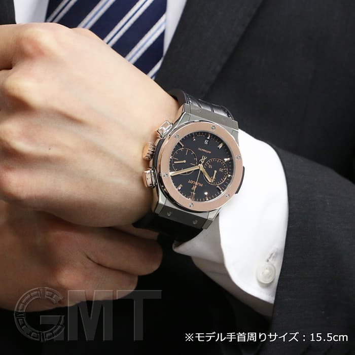 新品)HUBLOT ウブロ クラシック フュージョン クロノグラフ チタニウム