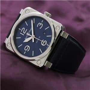 BELL & ROSS ベル&ロス BR 0392-BLU-ST/SCA BR03-92 アヴィエーションSTEEL スチール ブルー メイン