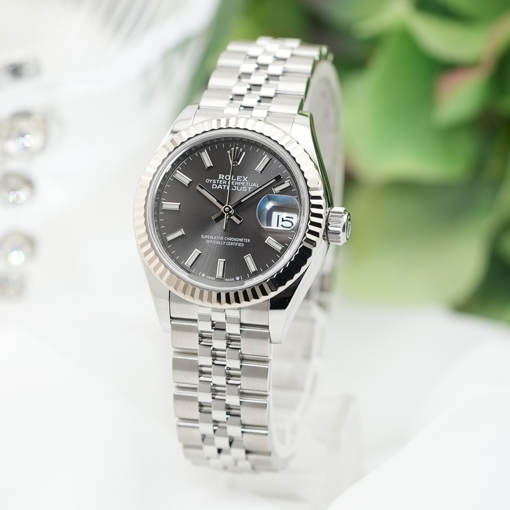 中古)ROLEX ロレックス デイトジャスト 28 279174 ダークグレー