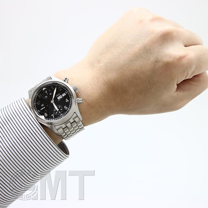 【IWC/インターナショナルウォッチカンパニー】 スピットファイア　デイデイト IW370618  腕時計 ステンレススチール 自動巻き/オートマ ブラック文字盤 メンズ【中古】【真子質店】【BL】【DIID】 楽天市場】IWC インターナショナルウォッチカンパニー