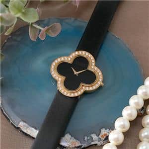 Van Cleef & Arpels ヴァンクリ　アルハンブラ　ウォッチ スウィート アルハンブラ ウォッチ 18K ローズ ゴールド, マザー