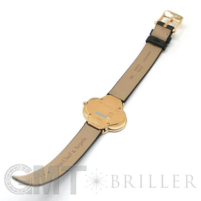 ヴァンクリーフ＆アーペル Van Cleef &amp; Arpels アルハンブラ ミディアム VCARN5HZ00 ブラック ゴールド クオーツ レディース 腕時計 新品)Van Cleef & Arpels ヴァン クリーフ&アーペル アルハンブラ