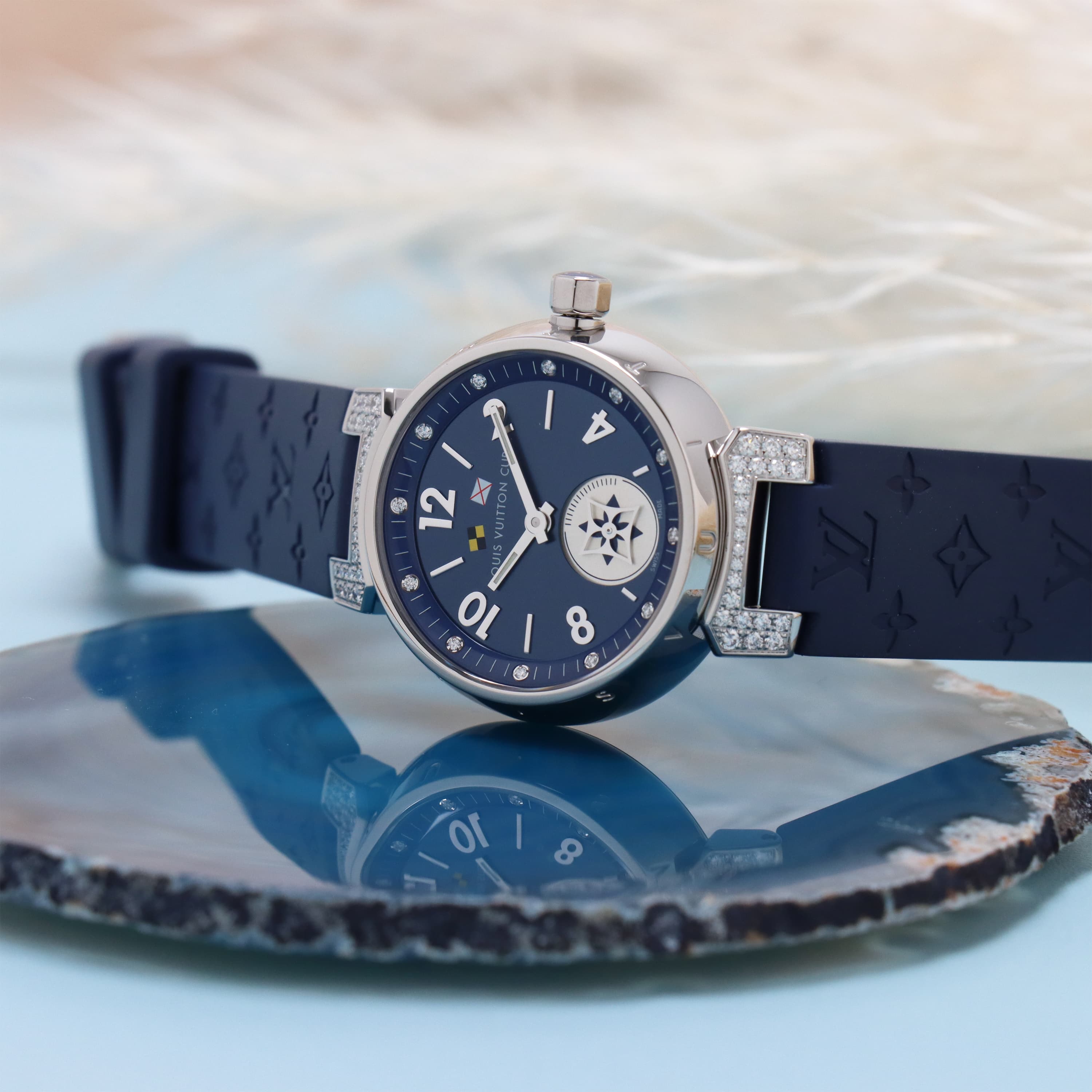 中古)LOUIS VUITTON ルイ・ヴィトン タンブール ラブリーカップ Q12M4