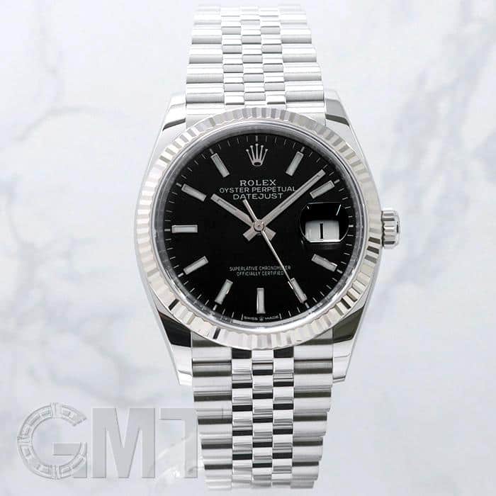 中古)ROLEX ロレックス デイトジャスト 126234 ブラック ジュビリー