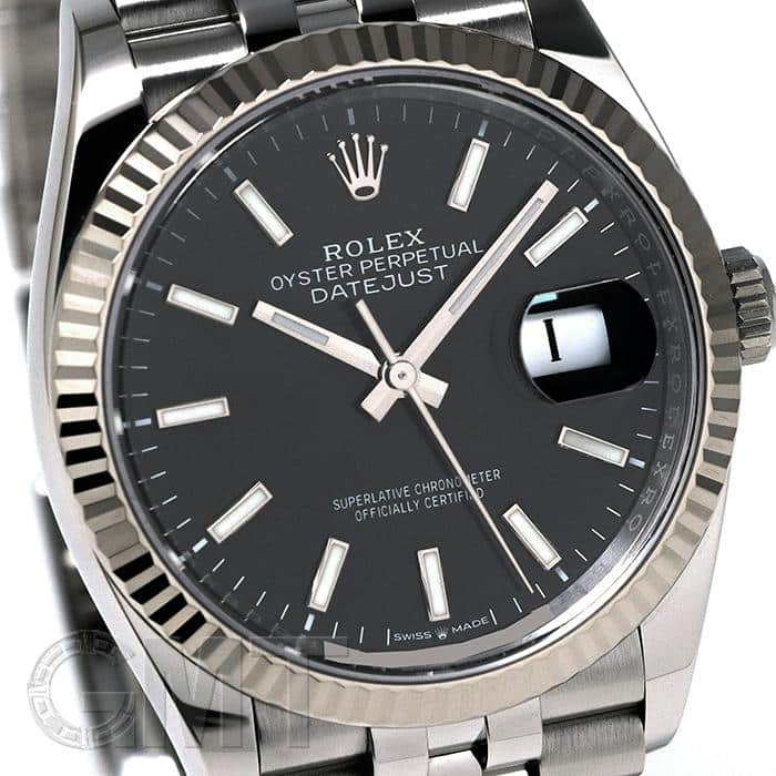中古)ROLEX ロレックス デイトジャスト 126234 ブラック ジュビリー