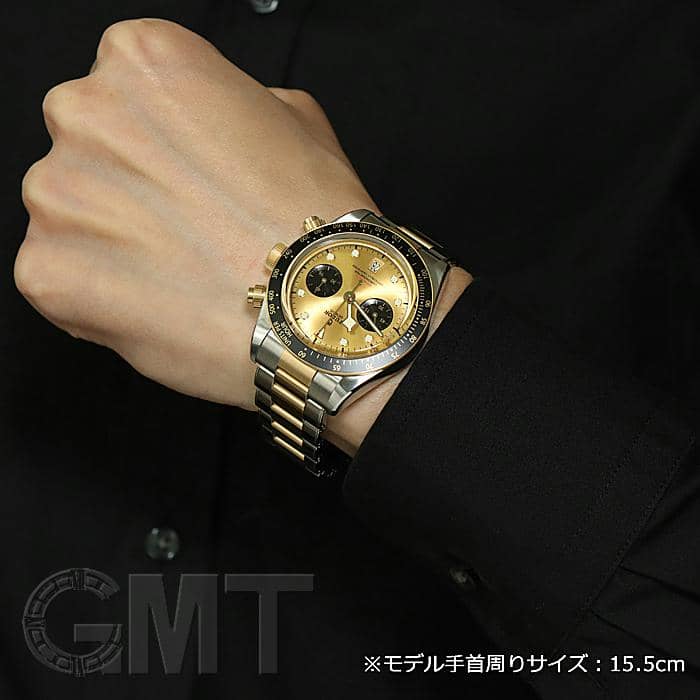 n出品 中古)TUDOR チューダー ブラックベイ クロノ S&G 79363N（商品ID