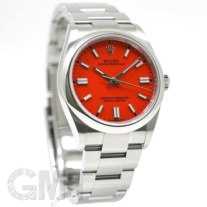 中古)ROLEX ロレックス オイスターパーペチュアル 36 126000 コーラル