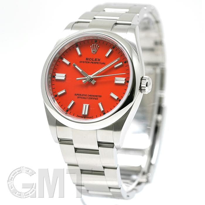 中古)ROLEX ロレックス オイスターパーペチュアル 36 126000 コーラル