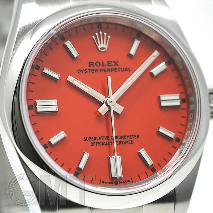 中古)ROLEX ロレックス オイスターパーペチュアル 36 126000 コーラル