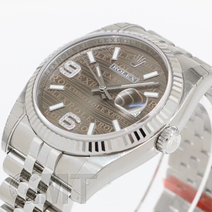 新品)ROLEX ロレックス デイトジャスト 116234 ブラウンウェーブ 69