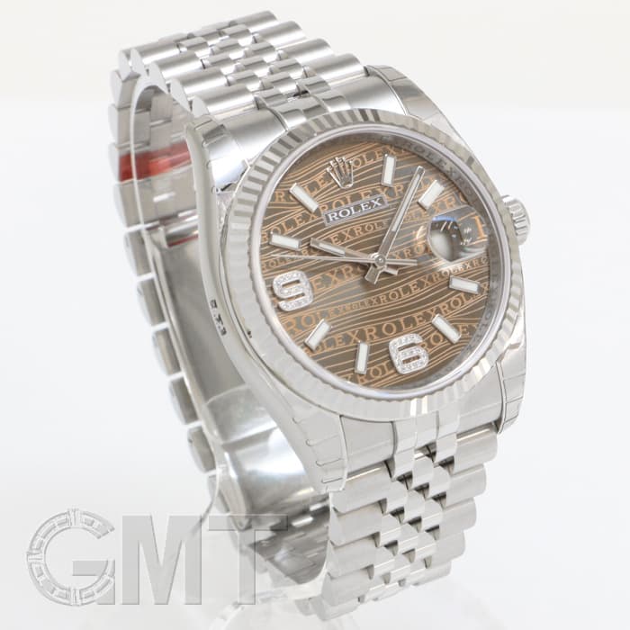 新品)ROLEX ロレックス デイトジャスト 116234 ブラウンウェーブ 69