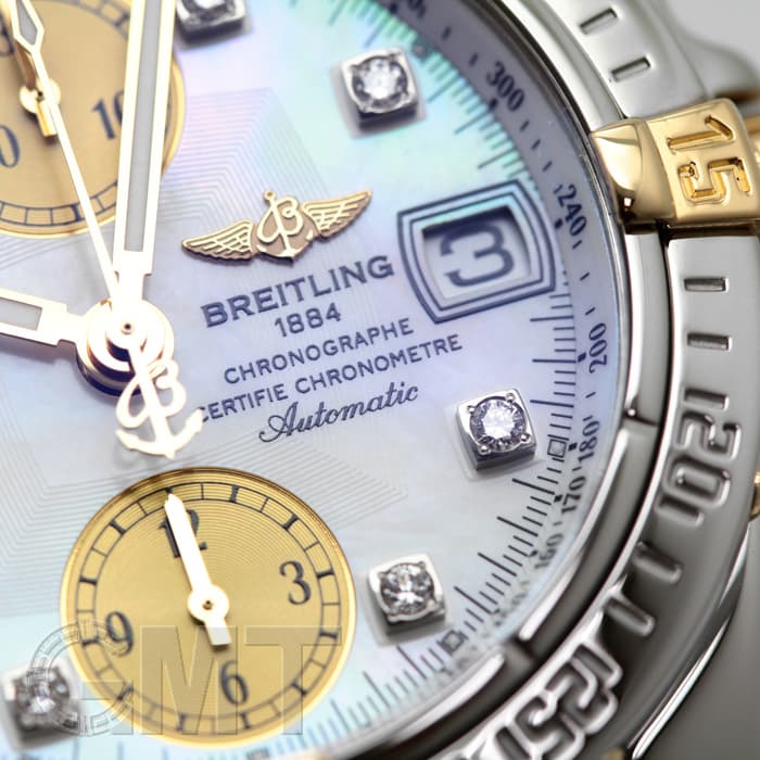 中古)BREITLING ブライトリング クロノコックピット ビコロ ホワイト
