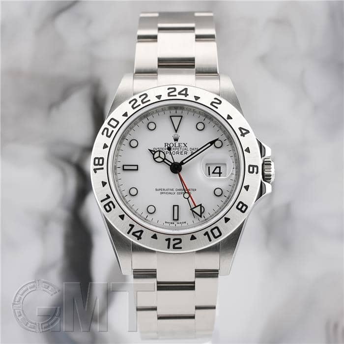 セール 一番安い 中古)ROLEX ホワイト 16570 II エクスプローラー ロレックス 本体